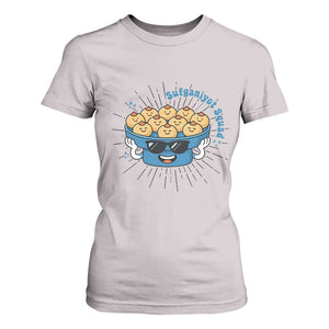 Funny Hanukkah Sufganiyah Jelly Donut Squad Gift T Shirt For Women TS12 Ice Gray Print Your Wear