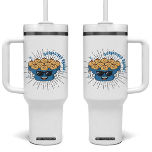 Funny Hanukkah Sufganiyah Jelly Donut Squad Gift Tumbler With Handle TS12 One Size: 40 oz White Print Your Wear
