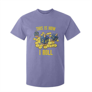 Funny Hanukkah Dreidel T Shirt For Kid This Is How I Roll Gift TS12 Violet Print Your Wear