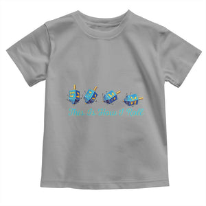 Hanukkah Dreidel Toddler T Shirt This Is How I Roll Jewish Holiday Gift TS12 Sport Gray Print Your Wear
