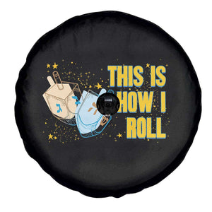 This Is How I Roll Spare Tire Cover Jewish Holiday Dreidel Gift TS12 Print Your Wear