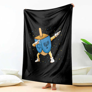 Funny Hanukkah Dreidel Dabbing Holiday Gift Throw Blanket TS12 Print Your Wear