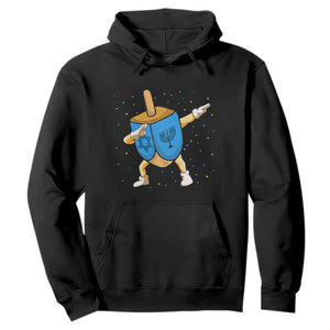 Funny Hanukkah Dreidel Dabbing Holiday Gift Hoodie TS12 Black Print Your Wear