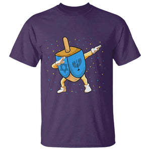 Funny Hanukkah Dreidel Dabbing Holiday Gift T Shirt TS12 Purple Print Your Wear