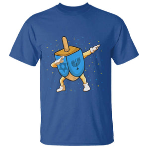 Funny Hanukkah Dreidel Dabbing Holiday Gift T Shirt TS12 Royal Blue Print Your Wear