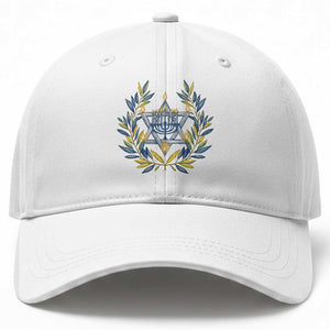 Hanukkah Flower Menorah Star Of David Baseball Cap Gift For Women TS12 Print Your Wear