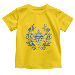 Hanukkah Flower Menorah Star Of David Toddler T Shirt Gift For Women TS12 Daisy Print Your Wear