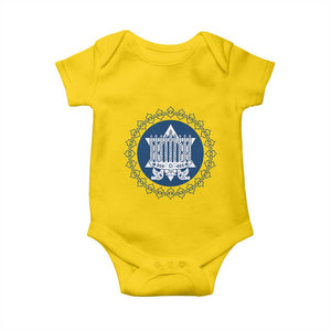 Hanukkah Vintage Menorah Peace Doves Baby Onesie Festival Of Lights Gift TS12 Daisy Print Your Wear