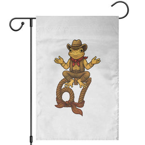 Funny Frog Cowboy Six Seven Meme Garden Flag 67 Doot Doot Western Animal Trend Gift TS12 White Print Your Wear