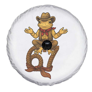 Funny Frog Cowboy Six Seven Meme Spare Tire Cover 67 Doot Doot Western Animal Trend Gift TS12 Print Your Wear