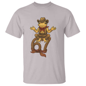 Funny Frog Cowboy Six Seven Meme T Shirt 67 Doot Doot Western Animal Trend Gift TS12 Ice Gray Print Your Wear