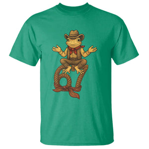 Funny Frog Cowboy Six Seven Meme T Shirt 67 Doot Doot Western Animal Trend Gift TS12 Irish Green Print Your Wear