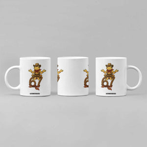 Funny Frog Cowboy Six Seven Meme Coffee Mug 67 Doot Doot Western Animal Trend Gift TS12 Print Your Wear