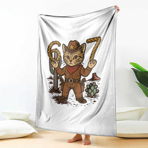 Funny Cowcat Six Seven Meme Throw Blanket Gen Alpha 67 Trend Gift TS12 Print Your Wear