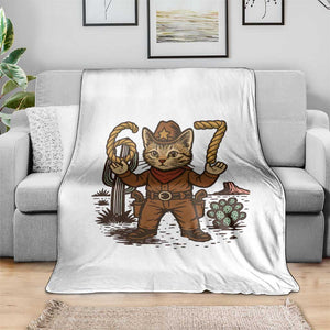 Funny Cowcat Six Seven Meme Throw Blanket Gen Alpha 67 Trend Gift TS12 Print Your Wear