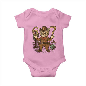 Funny Cowcat Six Seven Meme Baby Onesie Gen Alpha 67 Trend Gift TS12 Light Pink Print Your Wear