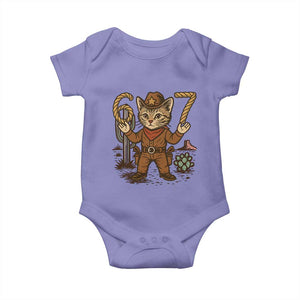 Funny Cowcat Six Seven Meme Baby Onesie Gen Alpha 67 Trend Gift TS12 Violet Print Your Wear