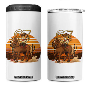 Funny Cowcat Six Seven Meme 4 in 1 Can Cooler Tumbler Western 67 Trend Gift TS12 One Size: 16 oz White Print Your Wear