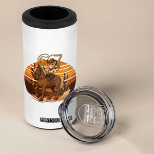 Funny Cowcat Six Seven Meme 4 in 1 Can Cooler Tumbler Western 67 Trend Gift TS12 Print Your Wear