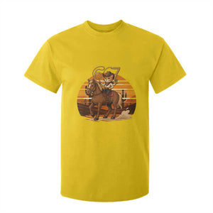 Funny Cowcat Six Seven Meme T Shirt For Kid Western 67 Trend Gift TS12 Daisy Print Your Wear