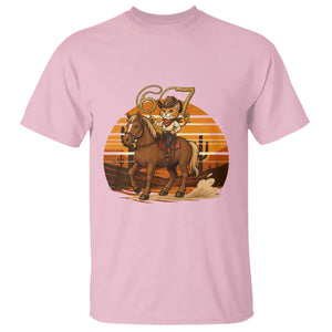 Funny Cowcat Six Seven Meme T Shirt Western 67 Trend Gift TS12 Light Pink Print Your Wear