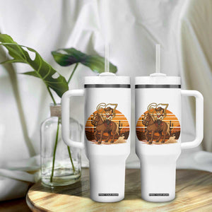 Funny Cowcat Six Seven Meme Tumbler With Handle Western 67 Trend Gift TS12 Print Your Wear