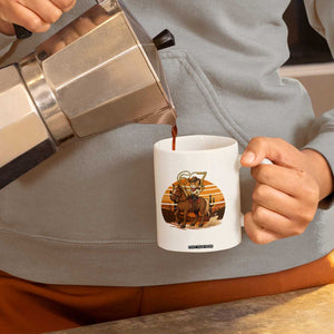 Funny Cowcat Six Seven Meme Coffee Mug Western 67 Trend Gift TS12 Print Your Wear