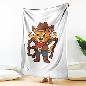 Funny Six Seven Meme Cowcat Throw Blanket Gen Alpha Slang Gift TS12 Print Your Wear