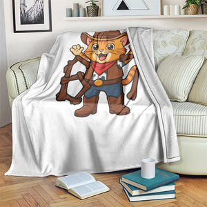 Funny Six Seven Meme Cowcat Throw Blanket Gen Alpha Slang Gift TS12 Print Your Wear