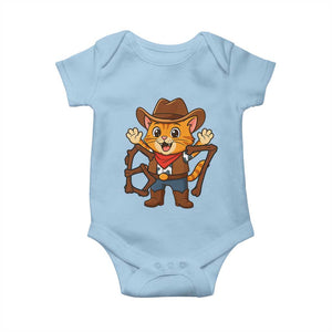 Funny Six Seven Meme Cowcat Baby Onesie Gen Alpha Slang Gift TS12 Light Blue Print Your Wear