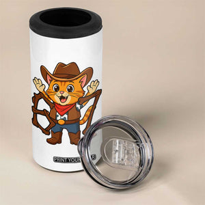 Funny Six Seven Meme Cowcat 4 in 1 Can Cooler Tumbler Gen Alpha Slang Gift TS12 Print Your Wear