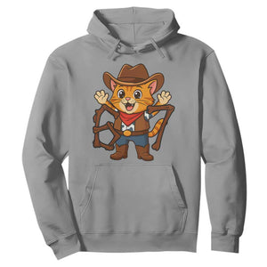 Funny Six Seven Meme Cowcat Hoodie Gen Alpha Slang Gift TS12 Sport Gray Print Your Wear