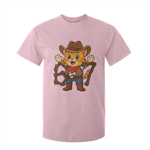 Funny Six Seven Meme Cowcat T Shirt For Kid Gen Alpha Slang Gift TS12 Light Pink Print Your Wear