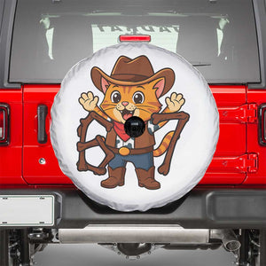 Funny Six Seven Meme Cowcat Spare Tire Cover Gen Alpha Slang Gift TS12 White Print Your Wear
