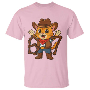 Funny Six Seven Meme Cowcat T Shirt Gen Alpha Slang Gift TS12 Light Pink Print Your Wear