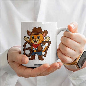 Funny Six Seven Meme Cowcat Coffee Mug Gen Alpha Slang Gift TS12 Print Your Wear