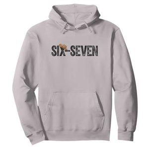 Six Seven Meme Gen Alpha Cowboy Hat Hoodie Funny Western Gift TS12 Ice Gray Print Your Wear