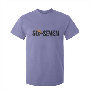 Six Seven Meme Gen Alpha Cowboy Hat T Shirt For Kid Funny Western Gift TS12 Violet Print Your Wear
