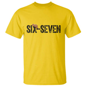 Six Seven Meme Gen Alpha Cowboy Hat T Shirt Funny Western Gift TS12 Daisy Print Your Wear