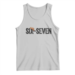 Six Seven Meme Gen Alpha Cowboy Hat Tank Top Funny Western Gift TS12 Ash Print Your Wear