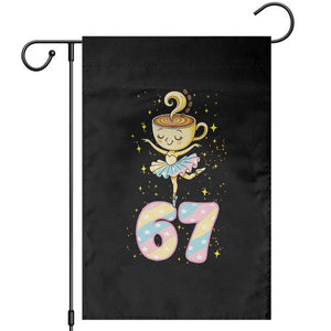 Funny Ballerina Cappuccina Ballet Six Seven Garden Flag Brainrot Meme Pastel Gift TS12 Black Print Your Wear