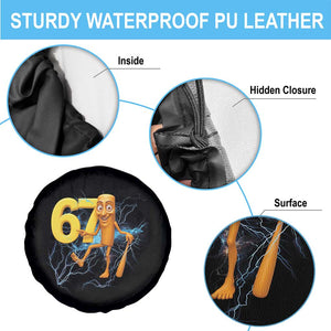 Tung Tung Sahur Six Seven Meme Spare Tire Cover Funny Gen Z Alpha Gift TS12 Print Your Wear