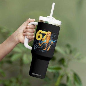 Tung Tung Sahur Six Seven Meme Tumbler With Handle Funny Gen Z Alpha Gift TS12 Print Your Wear