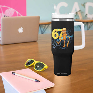 Tung Tung Sahur Six Seven Meme Tumbler With Handle Funny Gen Z Alpha Gift TS12 Print Your Wear