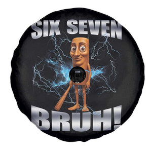 Tung Tung Sahur Six Seven Meme Spare Tire Cover Funny 67 Gen Alpha Gift TS12 Print Your Wear