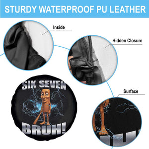 Tung Tung Sahur Six Seven Meme Spare Tire Cover Funny 67 Gen Alpha Gift TS12 Print Your Wear