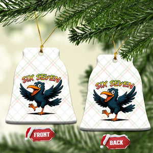 Funny Raven Six Seven Meme Trending Gift Ceramic Ornament TS12 Print Your Wear