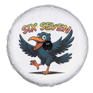 Funny Raven Six Seven Meme Trending Gift Spare Tire Cover TS12 Print Your Wear