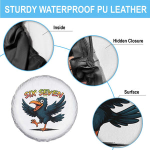 Funny Raven Six Seven Meme Trending Gift Spare Tire Cover TS12 Print Your Wear