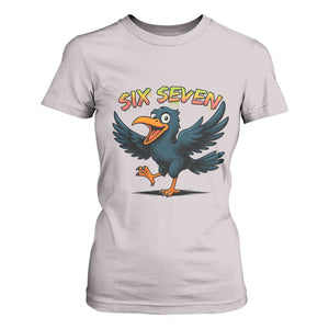 Funny Raven Six Seven Meme Trending Gift T Shirt For Women TS12 Ice Gray Print Your Wear